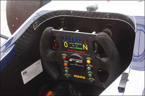 Руль машины Формулы 2