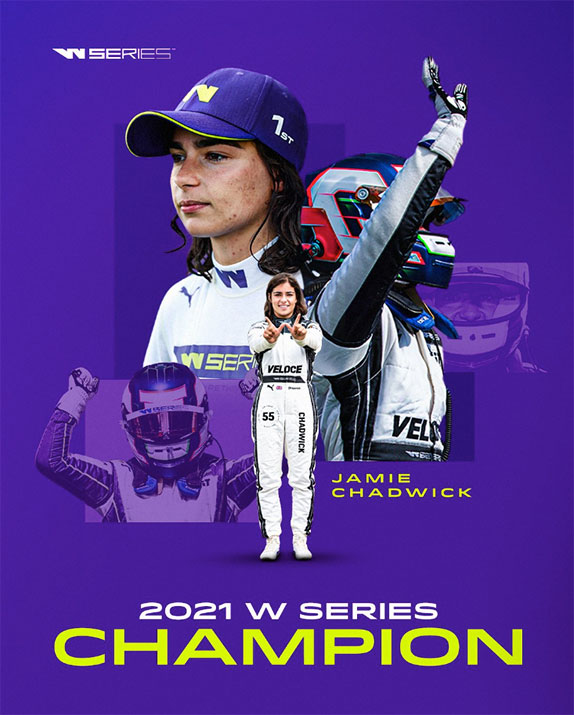 W Series: Чэдвик выиграла гонку, а вместе с ней и титул