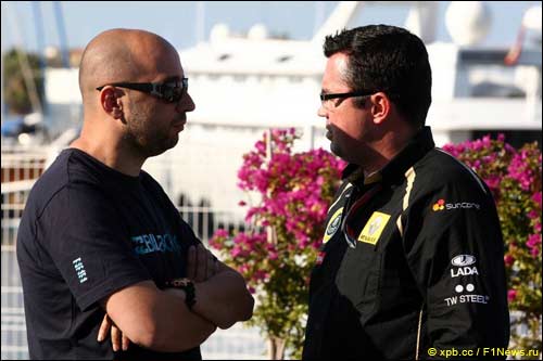 Совладелец фонда Genii Capital Жерар Лопес (слева) и Эрик Булье, руководитель Lotus Renault