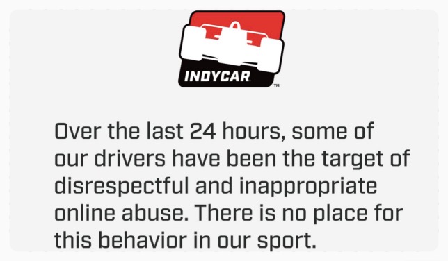 В IndyCar отреагировали на угрозы в адрес Каллума Айлотта