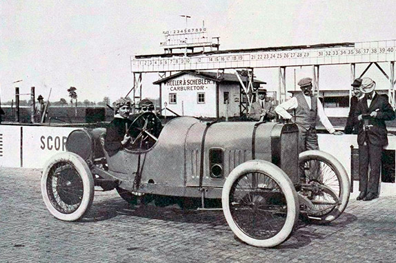 Жюль Гу на Инди-500 1913 года