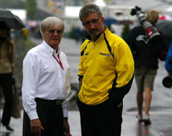 Берни Экклстоун и Эдди Джордан, 2003 год, фото XPB