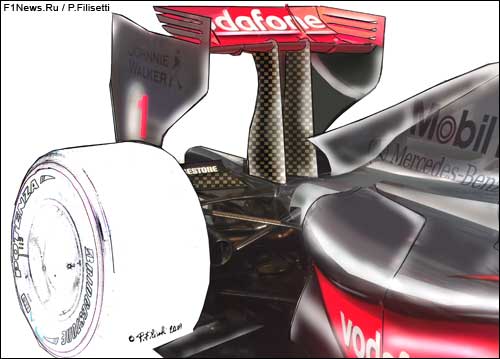 Заднее антикрыло McLaren