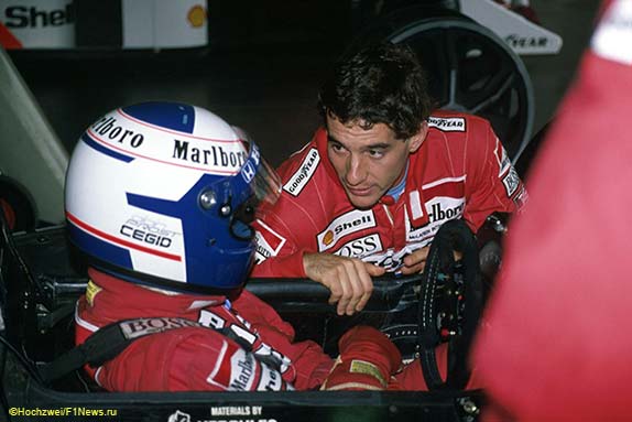 Ален Прост и Айртон Сенна, Гран При Бразилии 1989 года