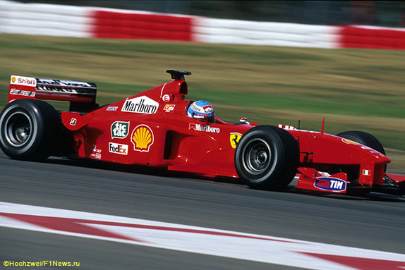 Мика Сало за рулём Ferrari, 1999 год