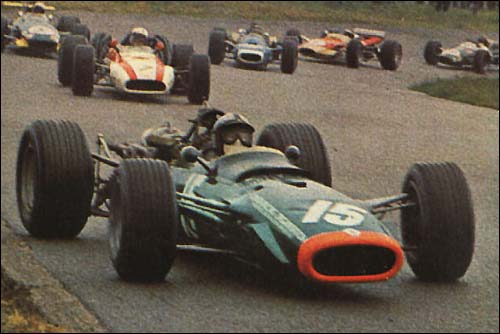 BRM мексиканца на пути к "бронзе" Гран При Голландии 1968 года