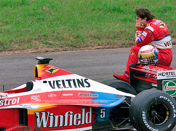 Алессандро Дзанарди и его Williams, 1999 год