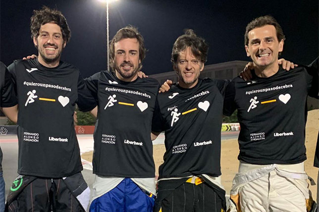 Команда FA Racing, фото из Twitter Фернандо Алонсо