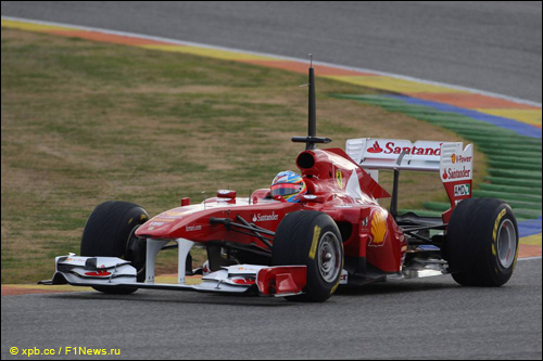 Фернандо Алонсо на Ferrari F150