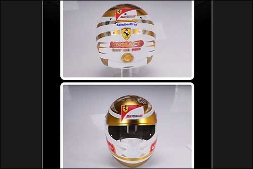 Раскраска шлема Фернандо Алонсо в Монако'12