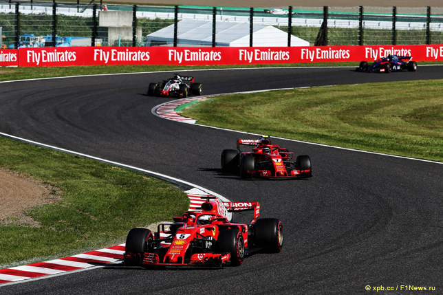 Гран При Японии. Гонщики Ferrari