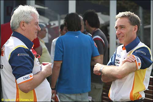 Техническое руководство Renault: Пэт Симондс и Боб Белл