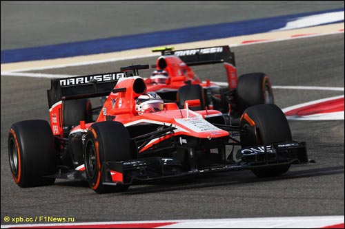 Машины Marussia на Гран При Бахрейна
