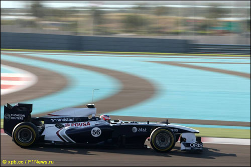 Мирко Бортолотти на молодёжных тестах Ф1 в Абу-Даби