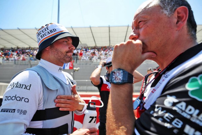Валттери Боттас и Фредерик Вассёр на Гран При Франции, фото XPB