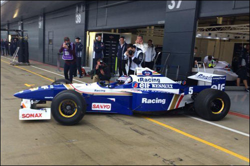 Валттери Боттас за рулем Williams FW18