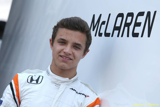 Ландо Норрис, участник молодёжной программы McLaren