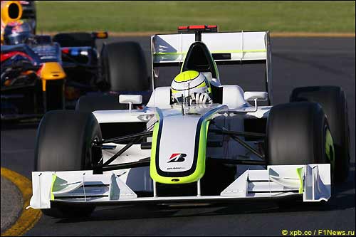 Дженсон Баттон на трассе Гран При Австралии