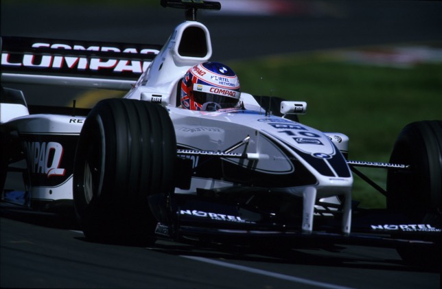 Дженсон Баттон за рулём Williams FW22, 2000 год, фото HochZwei