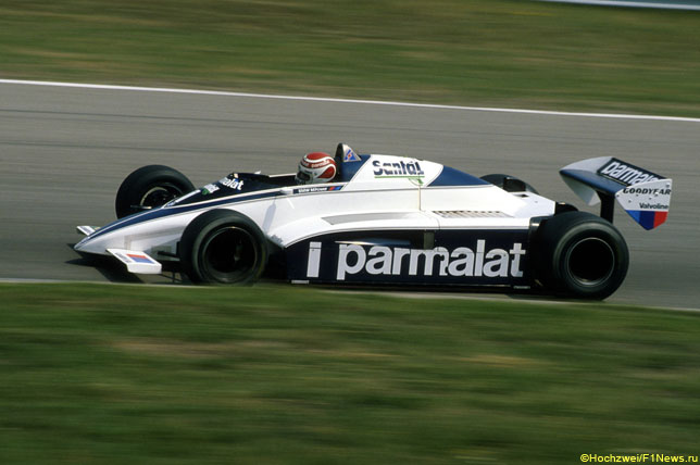 Нельсон Пике за рулем Brabham, Гран При Австрии 1982 года