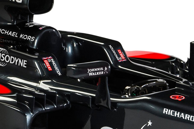 Логотипы кампании The GREAT Britain на машине McLaren