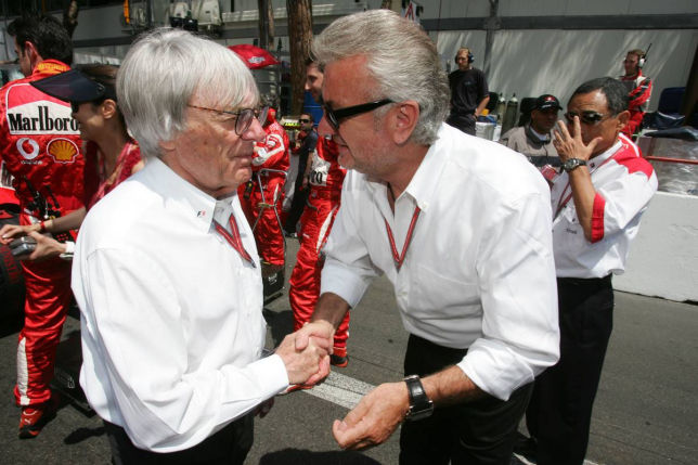 Берни Экклстоун и Вилли Вебер, Гран При Монако 2006 года, фото XPB