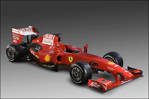 Ferrari F60. Вид сбоку