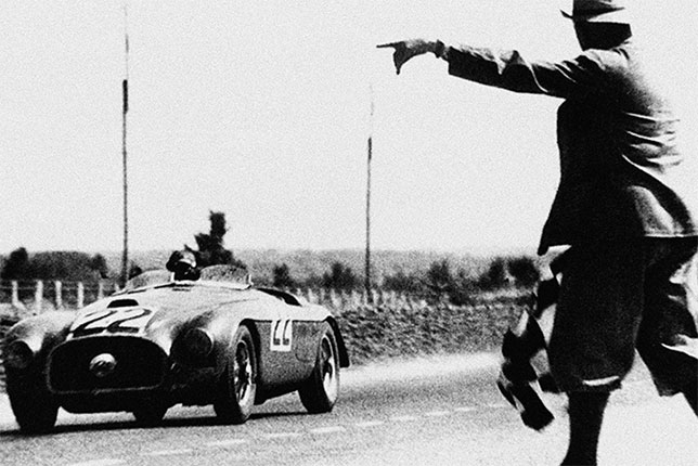 Первая победа Ferrari в Ле-Мане в 1949 году