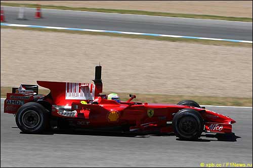 Ferrari на тестах в Хересе