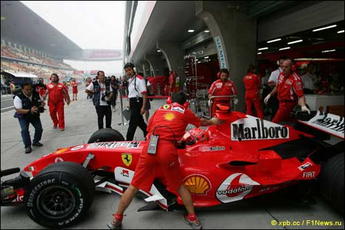 Ferrari на Гран При Китая 2005 года