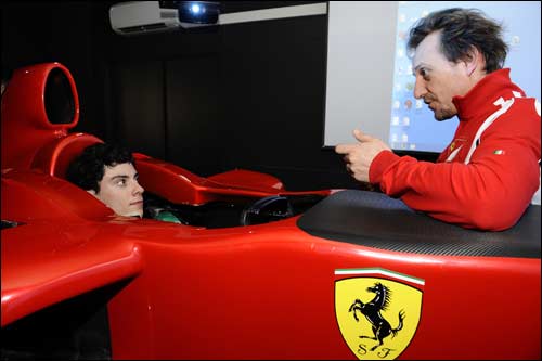 Занятия в Гоночной академии Ferrari
