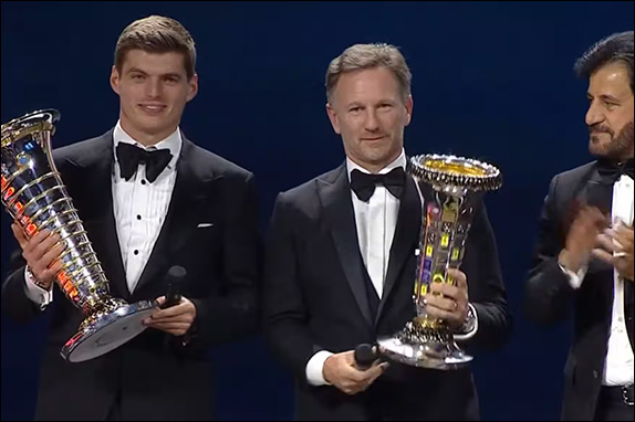 Кристиан Хорнер получил Кубок конструкторов из рук руководителя Формулы 1 Стефано Доменикали, посвятив эту победу памяти Дитриха Матешица. Максу Ферстаппену победный кубок вручил президент FIA