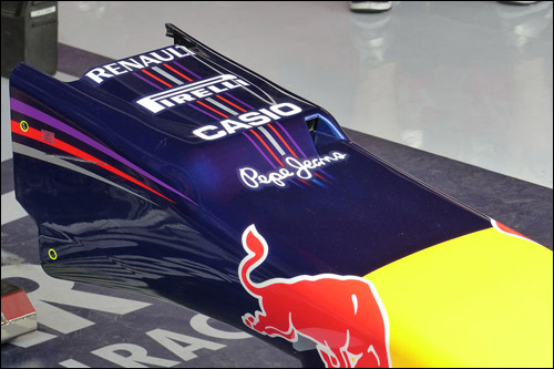 Носовой обтекатель Red Bull Racing в Испании. Фото AMS