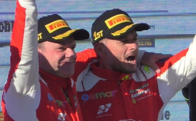 Физикелла и Баррикелло выиграли гонку GT в Италии