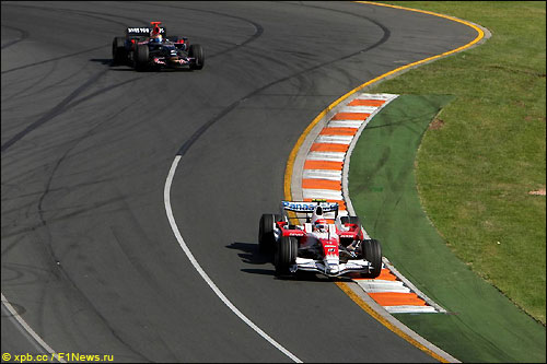 тимо Глок на трассе Гран При Австралии 2008-го года