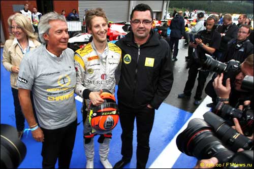 Руководители DAMS и Lotus Renault, и Роман Грожан