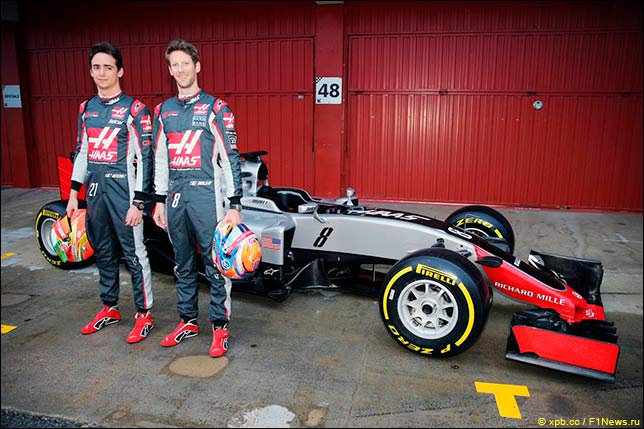Фотосессия Haas F1