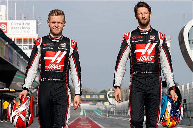 Кевин Магнуссен и Роман Грожан. Фото: пресс-служба Haas F1