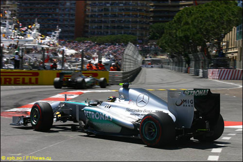 Льюис Хэмилтон на прошлогоднем Гран При Монако
