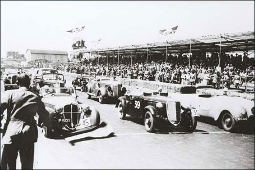 Лето 1939-го - старт гонки на городской трассе в Зандфорте