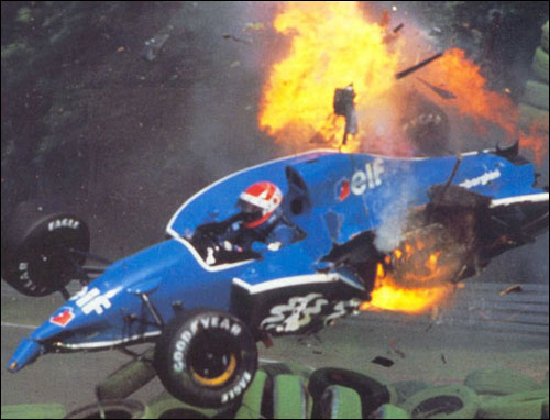 Авария Эрика Комаса на Гран При Германии 1991 года