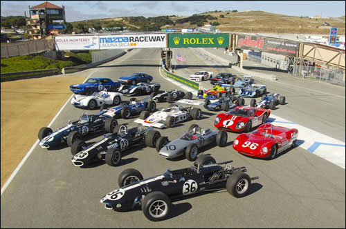 Часть коллекции машин, приносивших победы Герни и его команде. На первом плане - Eagle, на котором Дэн выиграл Гран При Бельгии 1967 года 