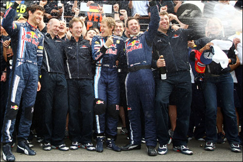 В Red Bull празднуют победу