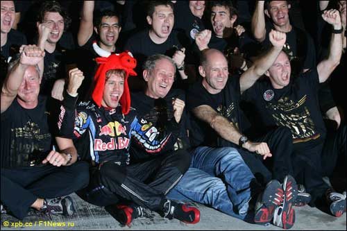 Чемпионы мира из Red Bull Racing