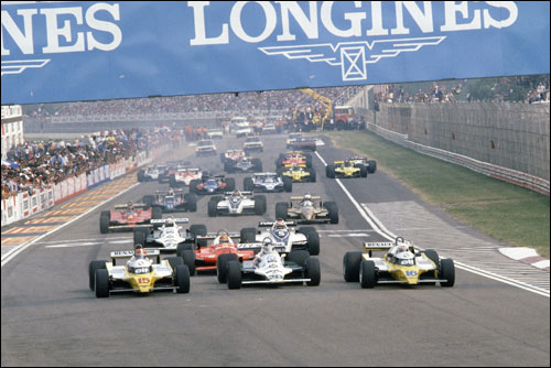 Старт Гран При Италии'80