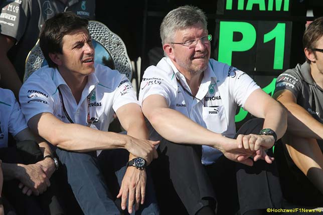 Тото Вольфф и Росс Браун, Гран При Венгрии 2013 года