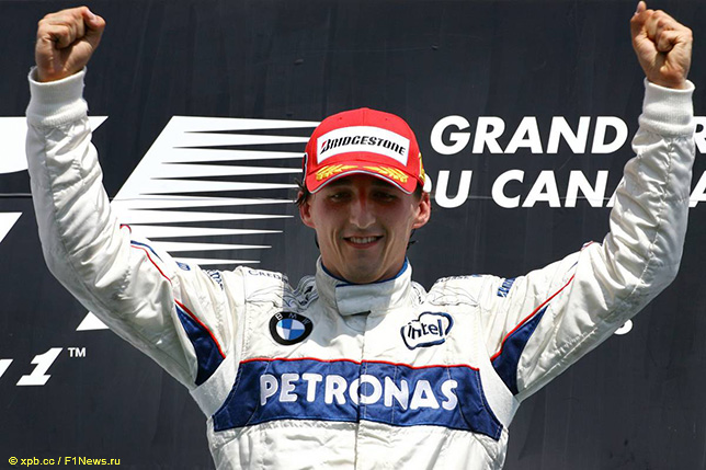 Роберт Кубица, победитель Гран При Канады 2008 года