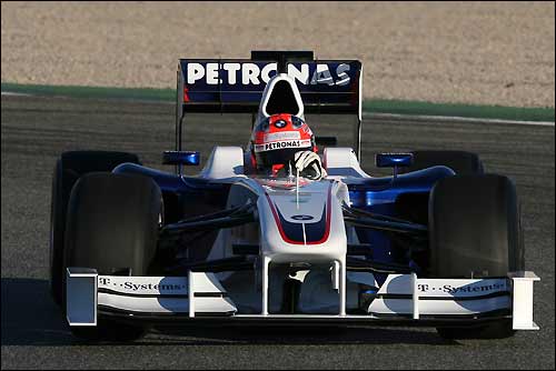 Роберт Кубица за рулём BMW Sauber F1.09