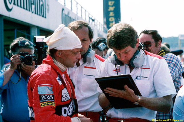 Ники Лауда, Рон Деннис и Тайлер Александер, Гран При Германии 1982 года