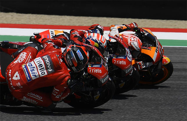 Один из эпизодов гонки в Муджелло, фото пресс-службы MotoGP
